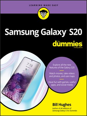cover image of Samsung Galaxy S20 For Dummies